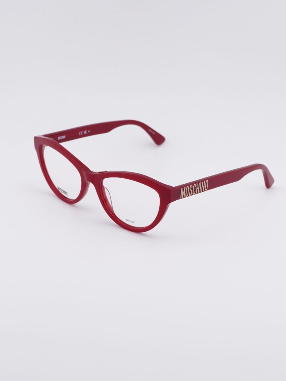 Moschino MOS623 0C9A 00 Eyeglasses Red 52mm Cat Eye Frame